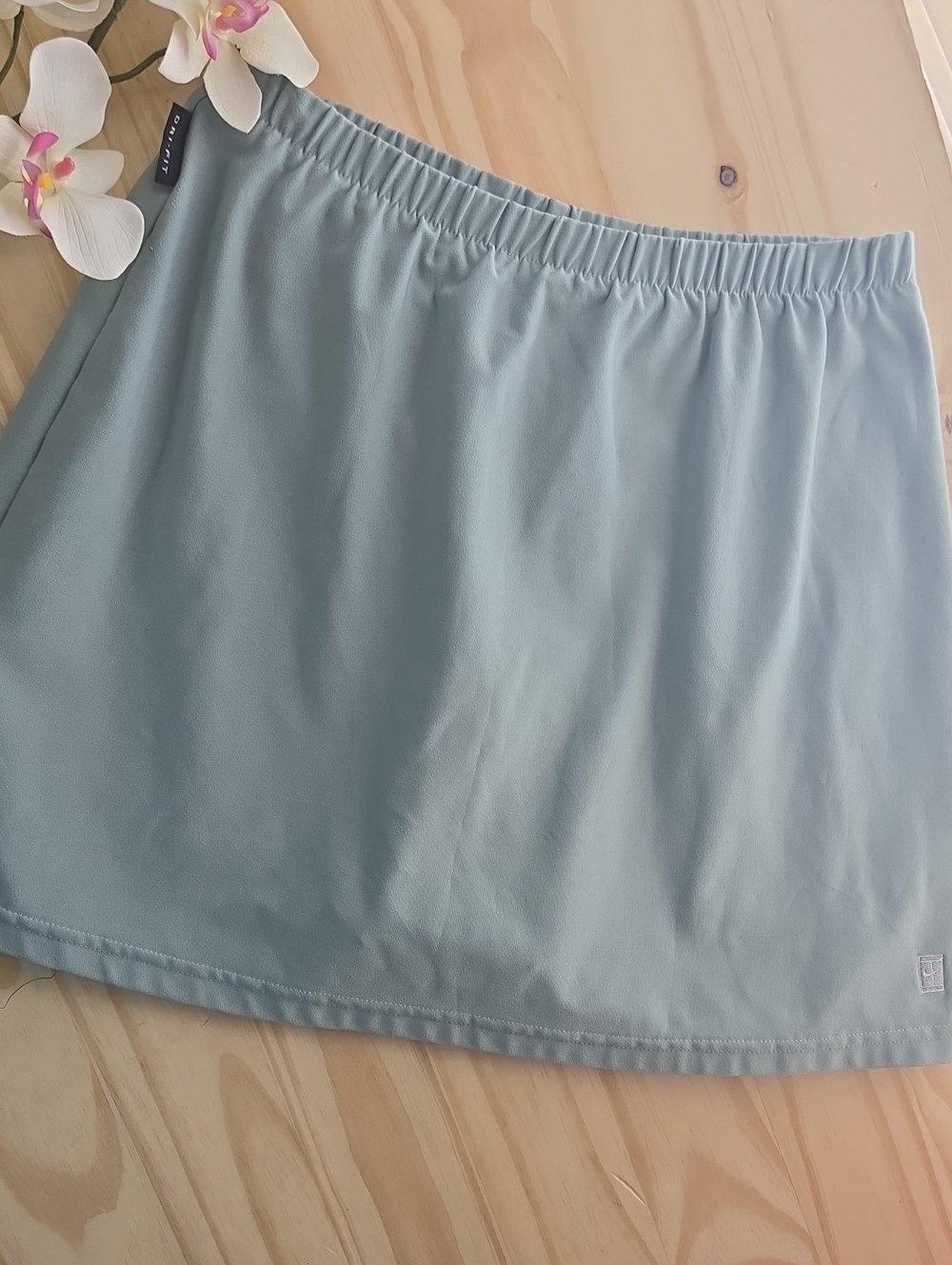 Nike Light Sage Mini Skirt with Elastic Waist